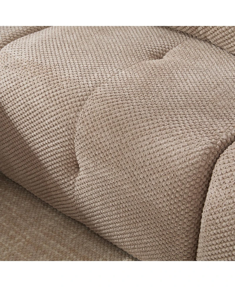 Streamdale 104.3" 4-Piece L-Shaped Upholstered Modular Sectional Sofa, Taupe