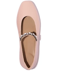 FitFlop Women's Delicato Imitation Pearls and Crystal Leather Ballet Flats