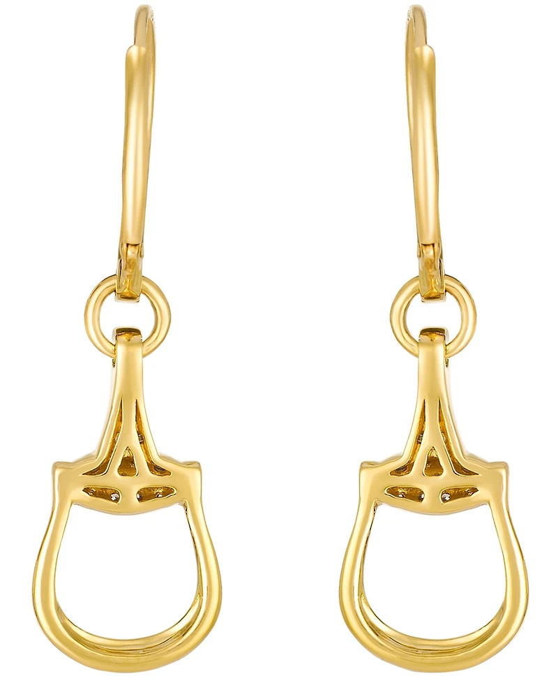 Le Vian Nude Diamond (0.26 ct. t.w.) & Chocolate Diamond (0.14 ct. t.w.) Earrings in 14k Honey Gold