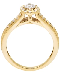 Macy's Diamond Bridal Ring (1/4 ct. t.w.) in 10k Yellow Gold