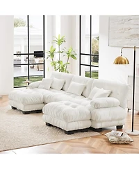 Streamdale Furniture Luxury Modular Sectional Sofa Couch - Oversized U Shaped Cloud Couch
