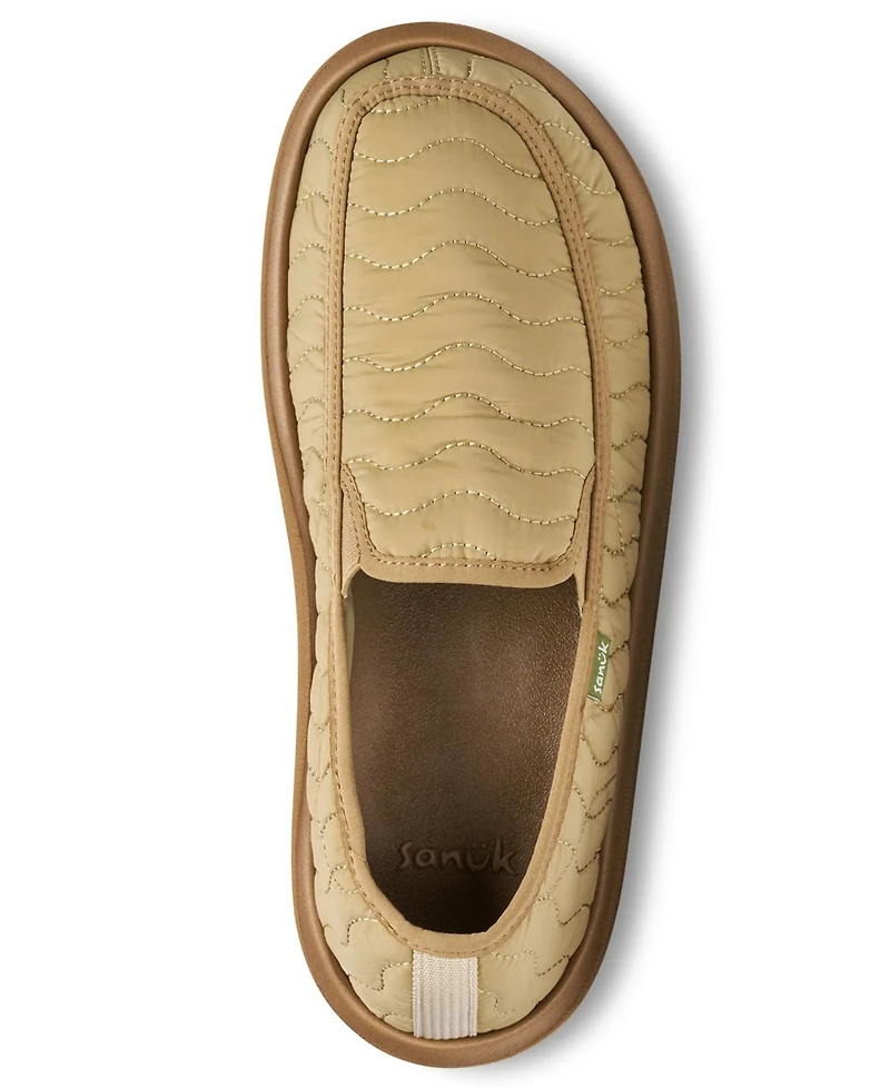 Sanuk Men's Dony Cozy Quilted Slip-On Shoes