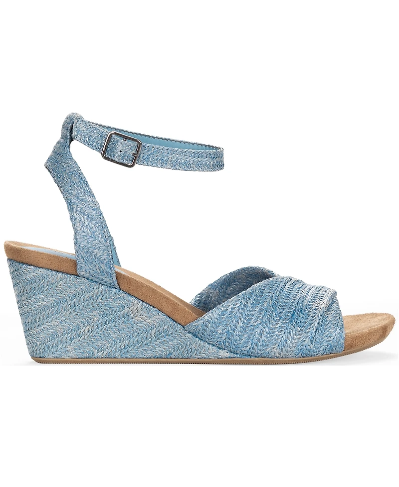 Style & Co Women's Milliee Round Toe Wedge Sandals, Macy's Exclusive