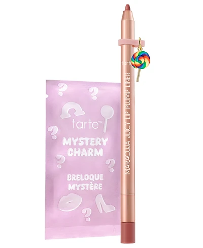 Tarte Limited-Edition Maracuja Juicy Lip Plump Liner with Charm, 0.017 oz.