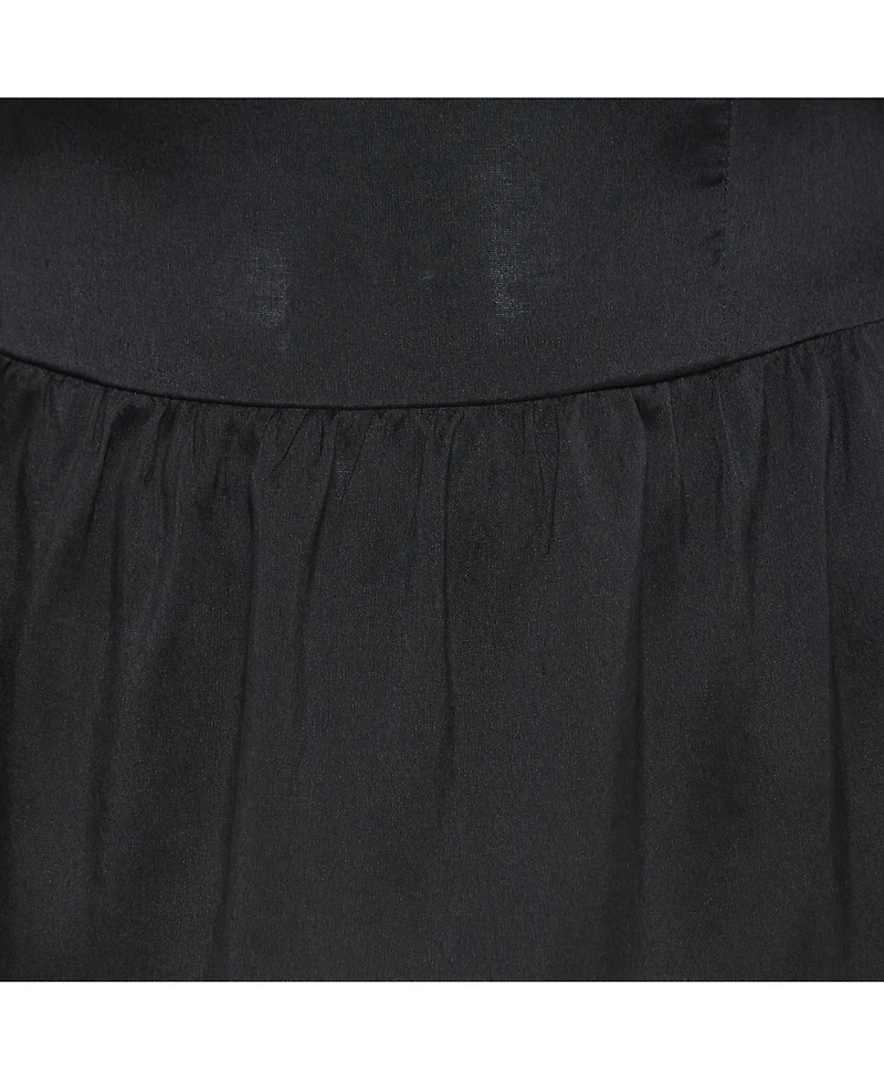 Pre-Owned Isabel Marant Women's Black Silk Gathered Blouse