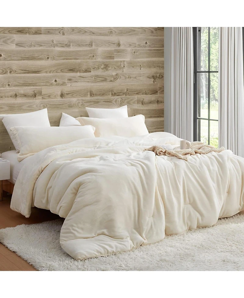 Coma Inducer Git Cozy Taupe White Oversized 3-Pc. Comforter Set