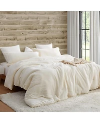 Coma Inducer Git Cozy Taupe White Oversized 3-Pc. Comforter Set
