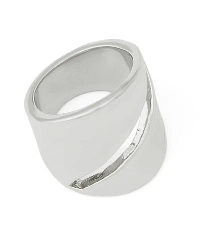 Robert Lee Morris Soho Silver Vintage Openwork Statement Band Ring