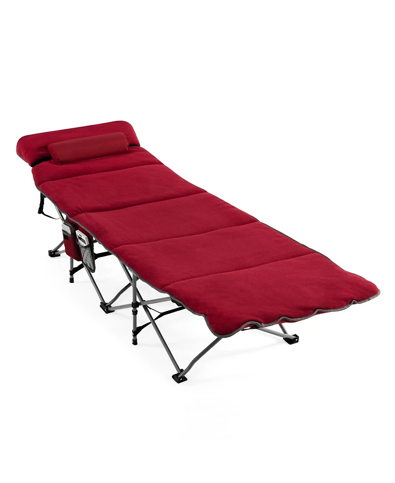 Skonyon Folding Retractable Travel Camping Cot with Mattress and Carry Bag