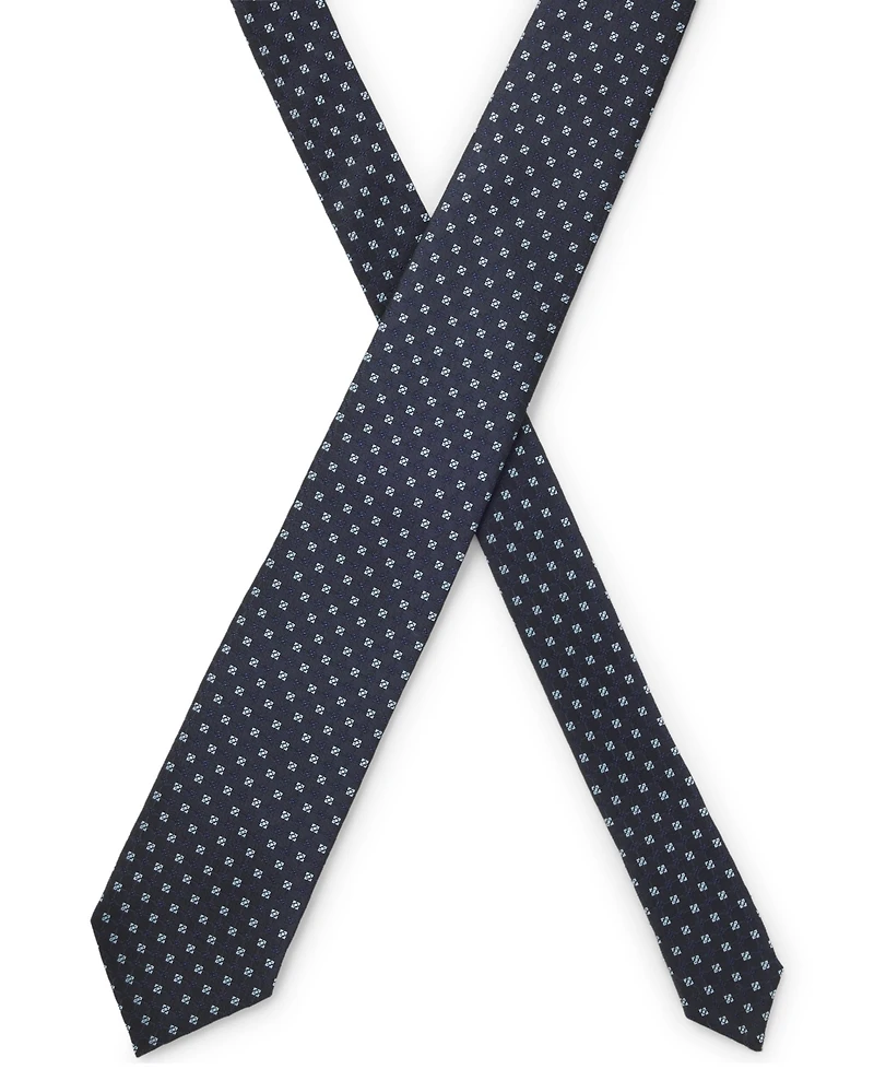 Boss by Hugo Boss Men's Silk-Blend Jacquard Pattern Tie