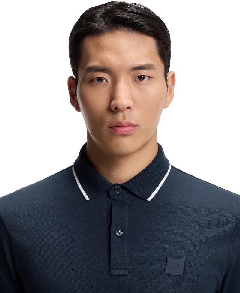 Boss by Hugo Men's Slim-Fit Pique Polo