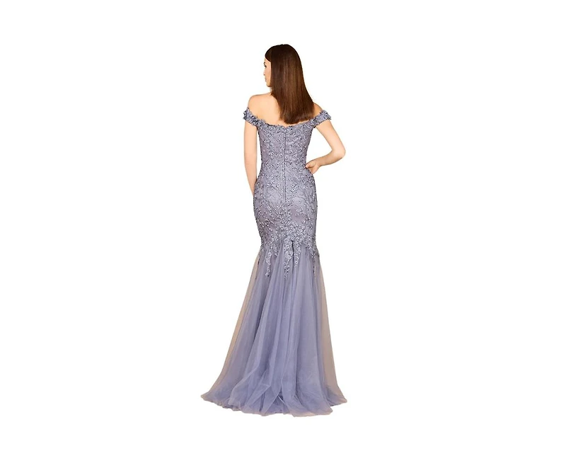 Lara Women's Off Shoulder Mermaid Gown