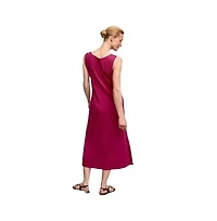 M.m.LaFleur Women's Milano Drape Plush Pima Dress