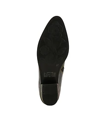 L`Artiste Women's Leather Ankle Boot, With Zipper Closure, Cushioned Insole, Faux Fur Lining