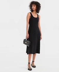 I.n.c. International Concepts Women's Sleeveless Pleated Sweater Dress, Macy's Exclusive