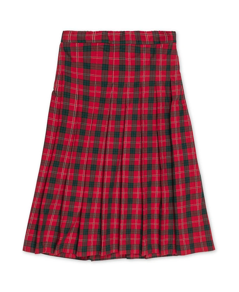 Hope & Henry Women's Organic Pleated Midi Skirt