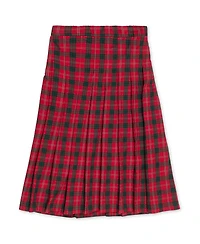 Hope & Henry Women's Organic Pleated Midi Skirt