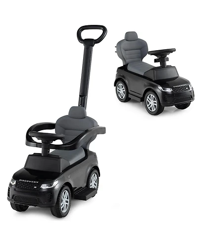 Kids Ride on Push Car with Horn & Start-up Sound Under-seat Storage Push Handle