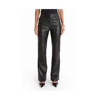 The Noli Shop Womens Jackie Leather Pant