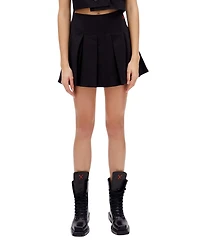 Pcfg Women's Cotton Pleated Skirt