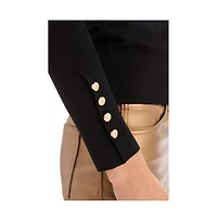 The Noli Shop Women's Marcela Knit Top - Pearl