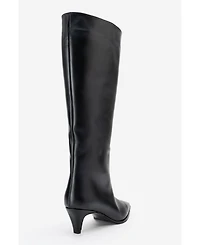 Forever & Always Shoes Siora Leather Knee High Boot (Women)