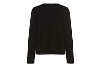 Olsen Women's Cropped Feather Yarn Cardigan