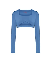 Pcfg Women's Free Heaven Long-Sleeve Crop Top