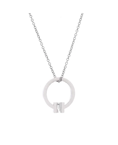 Pre-Owned Tiffany & Co T Circle Pendant Necklace