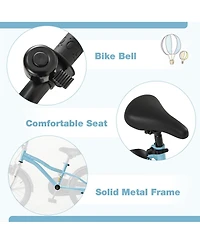 Sugift 16 Inch Kids Bike for 4-7 Years Old Children Bicycle with Training Wheels