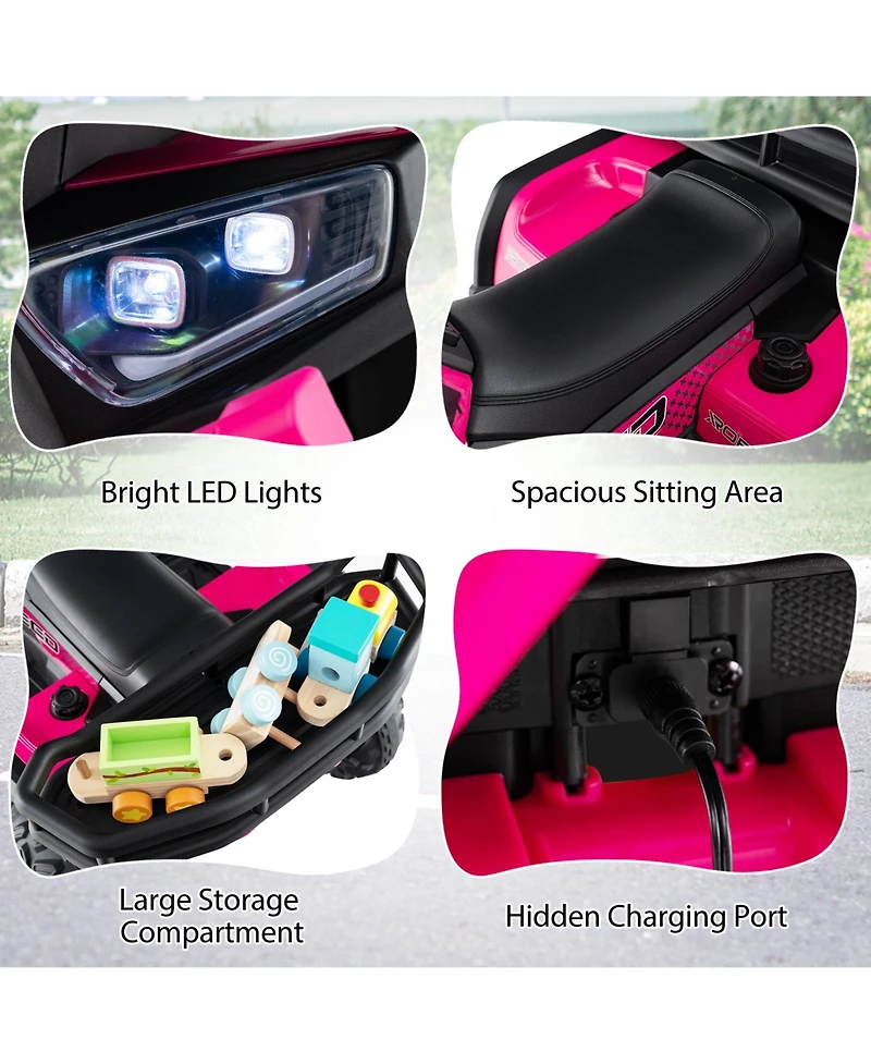 Givimo 12V Kids Ride on Electric Formula Racing Car with Remote Control