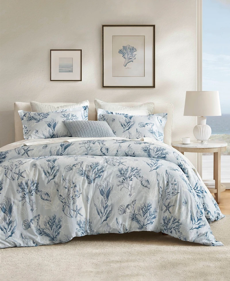 Harbor House Botanical Floral 3-Pc. Duvet Cover Set