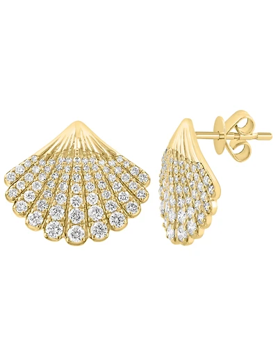 Effy Collection Diamond Earrings (1-1/6 ct. t.w.) in 14k Yellow Gold