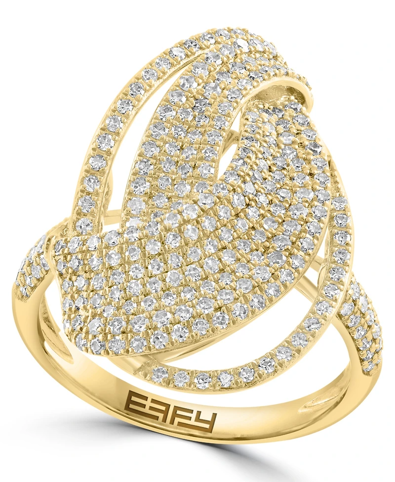 Effy Collection Diamond (7/8 ct. t.w.) Ring in 14k Yellow Gold