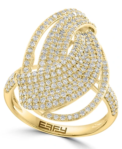Effy Collection Diamond (7/8 ct. t.w.) Ring in 14k Yellow Gold