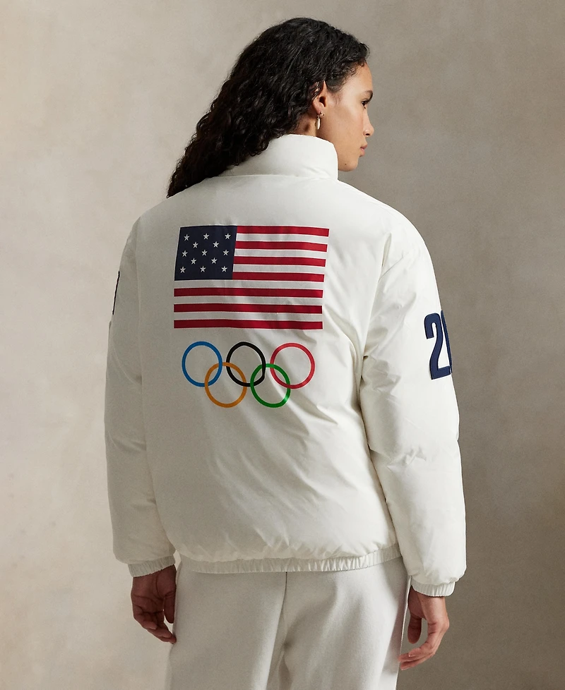 Polo Ralph Lauren Women's Graphic Down Puffer Jacket