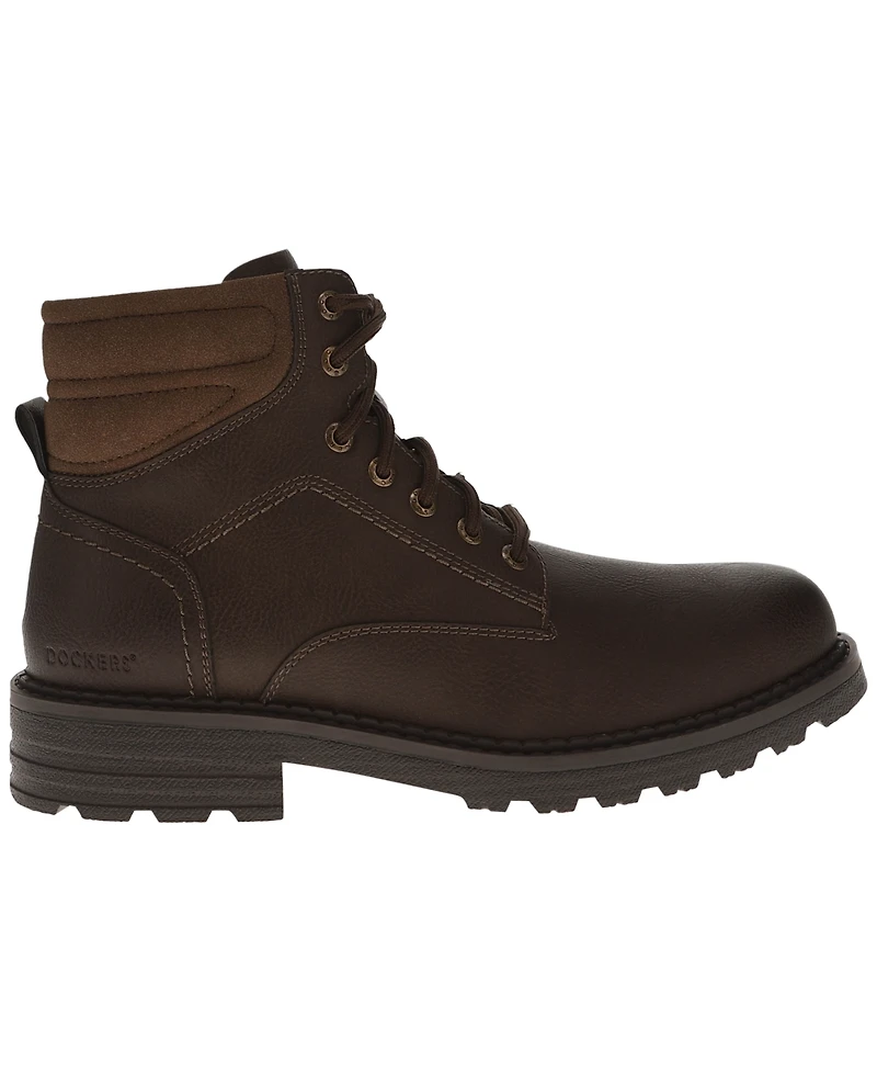 Dockers Men's Telford Rugged Lace-Up Round Toe Boots