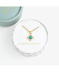 Starfish Project Turquoise Compass Rose Necklace