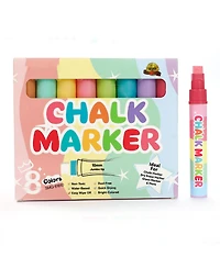 Htutwoo 0.4" Macaron Liquid Chalk, Erasable Painting Graffiti Highlighter for Blackboard Writing and Painting