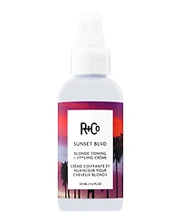 R+Co Sunset Boulevard Blonde Toning Plus Styling Creme, 4.2 oz