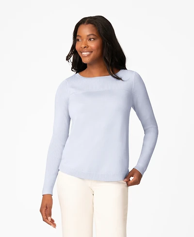 Melissa Paige Women's Boat Neck Long-Sleeve Sweater
