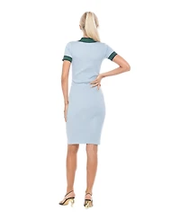 Alexia Admor Women's Otto V Neck Ribbed Knit Dress