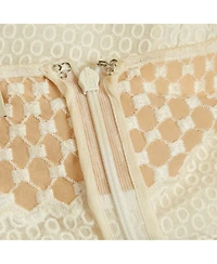 Pre-Owned Stella Mccartney Women's White Lace Asymmetric Dress