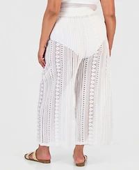 Raviya Plus Swim Cover-Up Cargo Pants