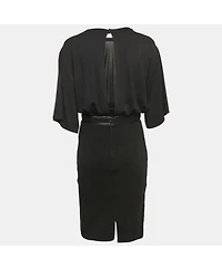 Pre-Owned Givenchy Women's Black Jersey Short Dress