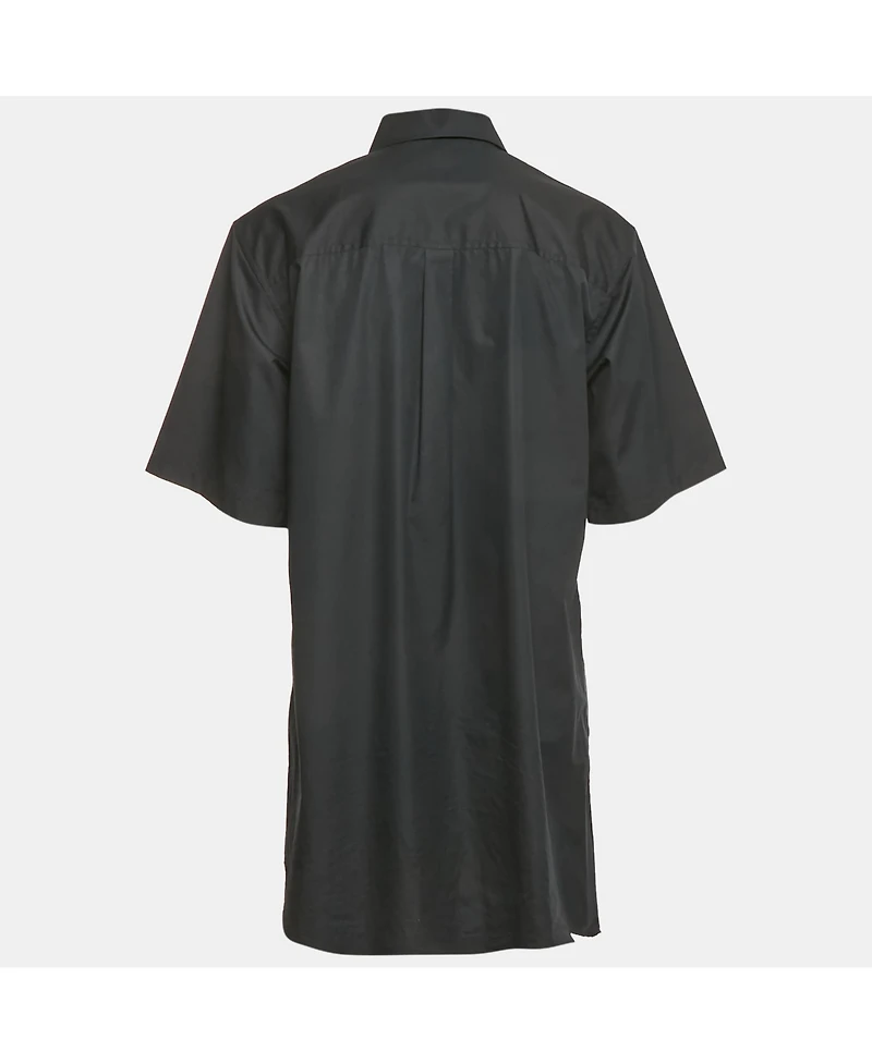 Pre-Owned Dolce & Gabbana Women's Black Cotton Oversize Tunic