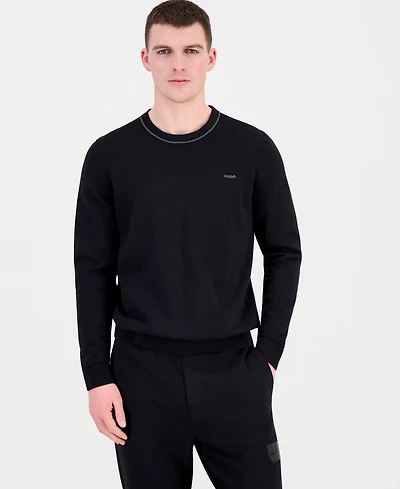 Hugo by Boss Men's San Cassius Long-Sleeve Crewneck Sweater