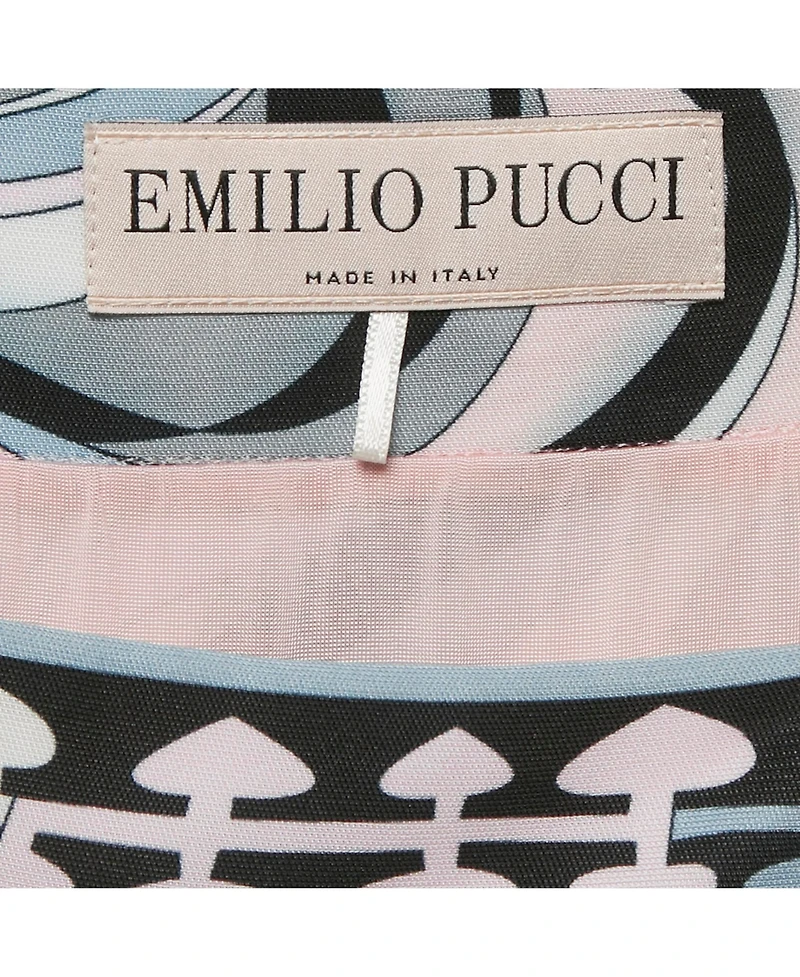 Pre-Owned Emilio Pucci Women's Multicolor Printed Jersey Mini Dress