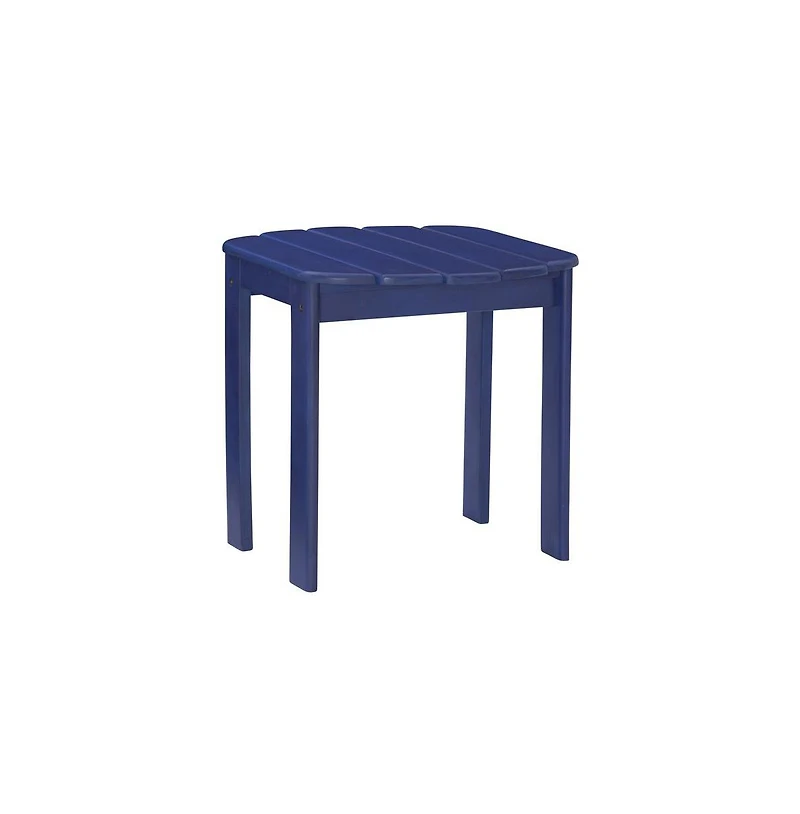Linon Adirondack End Table Blue