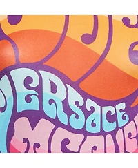 Pre-Owned Versace Women's Multicolor Printed Jersey Crew Neck T-Shirt